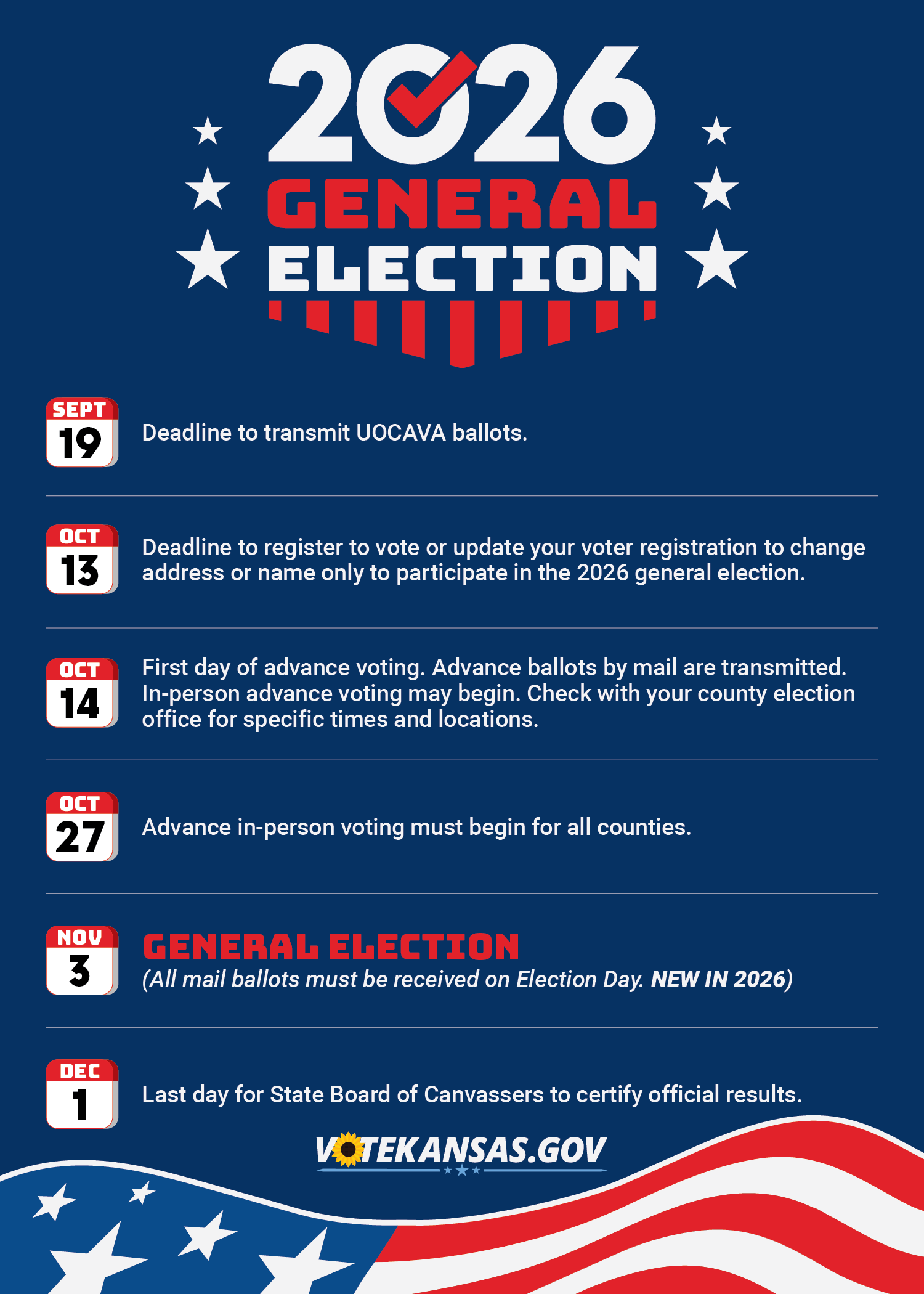 General Election Dates image
