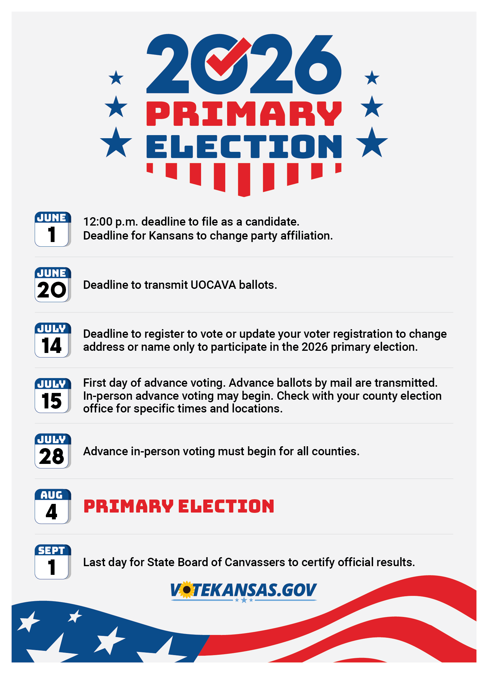 Primary Election Dates image