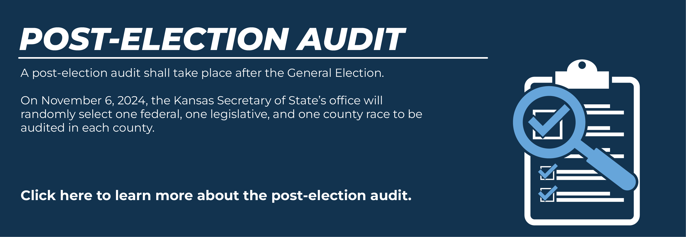 Post-Election Audit image