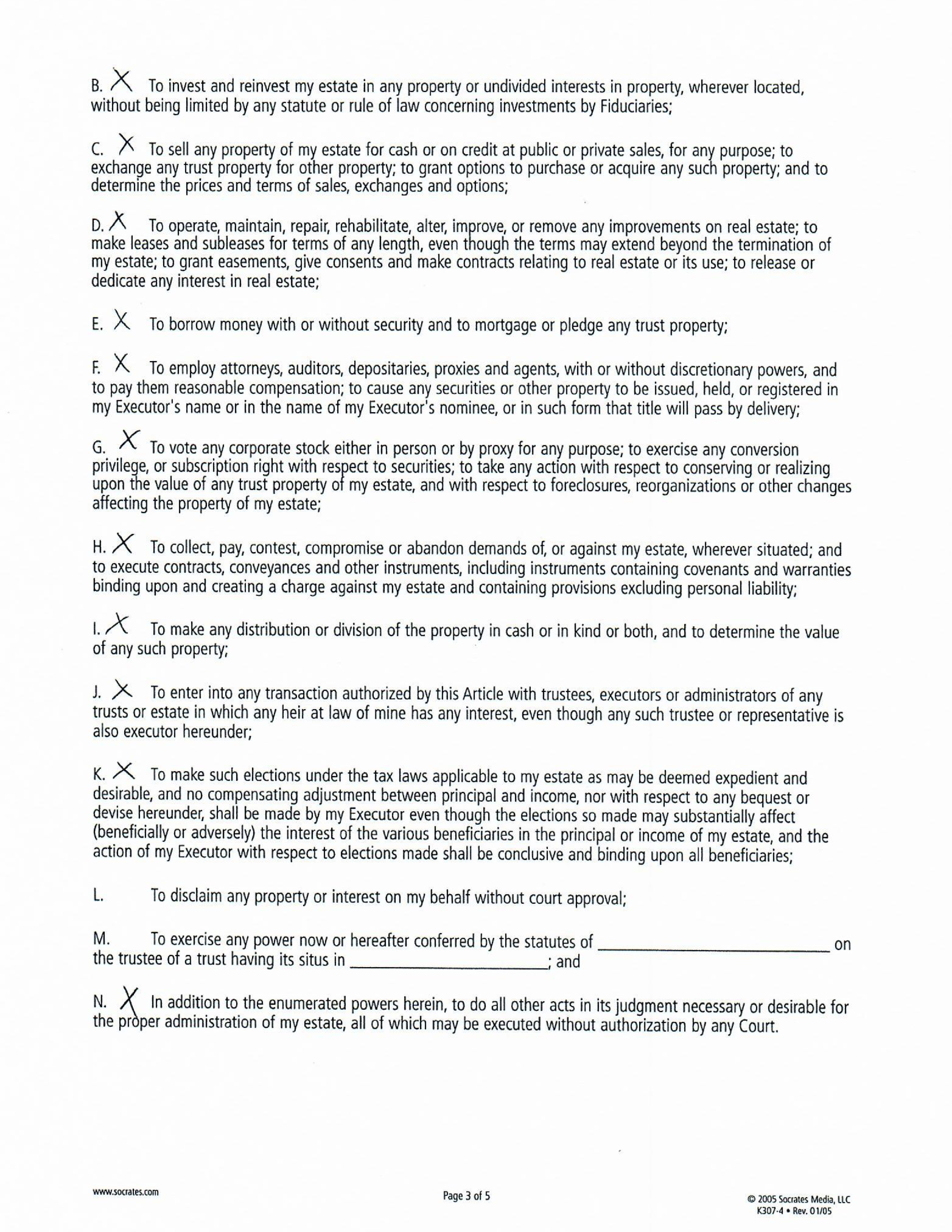 Court Citation/Will Page 4